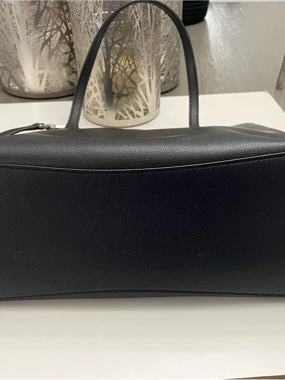 Kate Spade New York Black Leather Tote Crossbody Bag Shoulder Purse